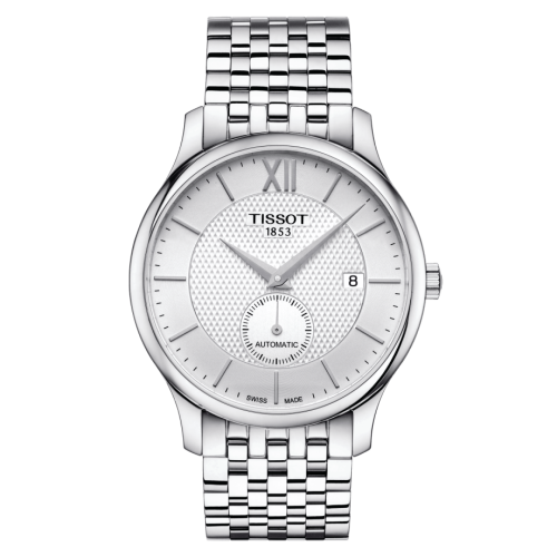 Tissot Tradition Automatic Small Second Stainless Steel / Silver / Bracelet